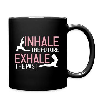 Yogalehrer Spruch Für Yogi Yoga - Tasse einfarbig - Schwarz - Rechts