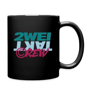 Zweitakt Crew Logo Dark - Tasse einfarbig - Schwarz - Rechts