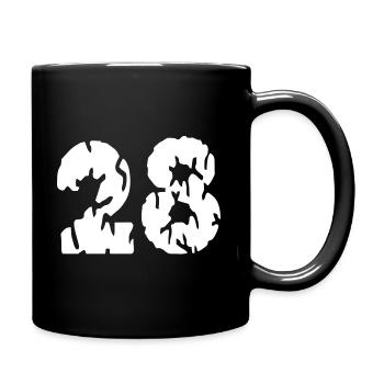 28 Number Jersey - Full Colour Mug - black - Right