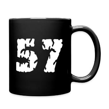 Maillot 57 numéros - Mug uni - noir - Droite