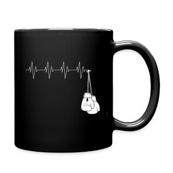 Hearbeat Boxing - Full Colour Mug - black - Right