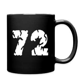 Maillot 72 Numéro - Mug uni - noir - Droite