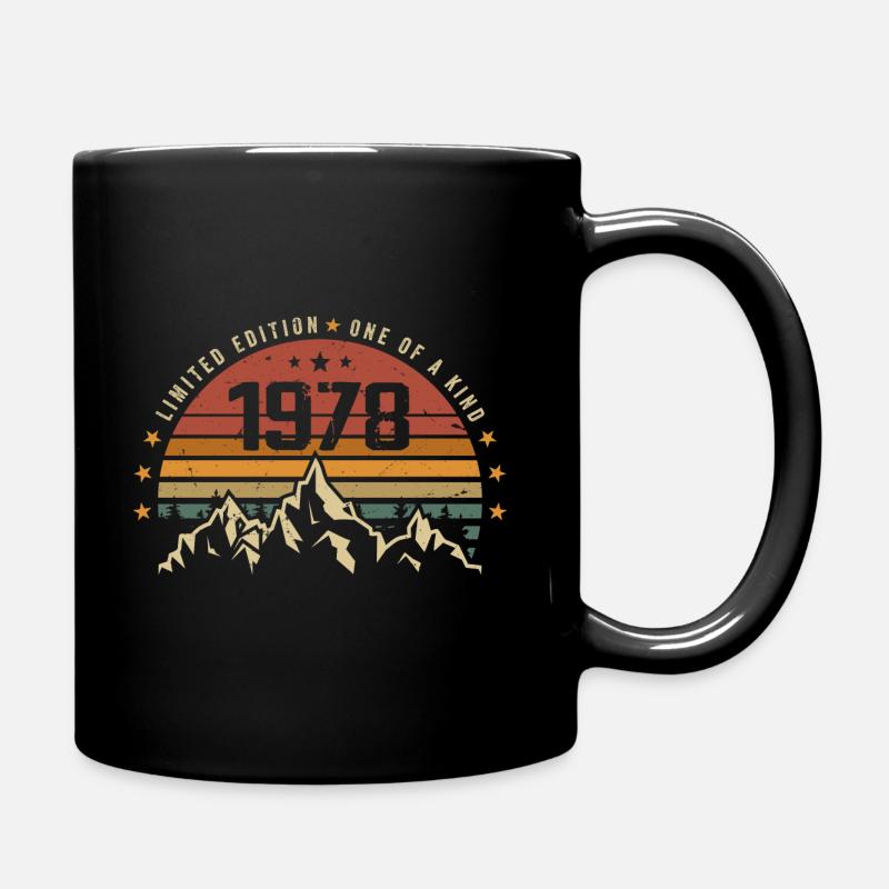Né en 1978 - Vintage Cadeau D'anniversaire 1978 - Mug uni - noir