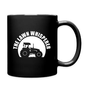 The Lawn Whisperer Greenkeeper - Tasse einfarbig - Schwarz - Rechts