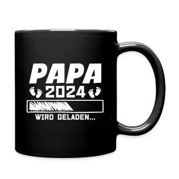 Papa 2024 Futur papa Chargement 2024 - Mug uni - noir - Droite