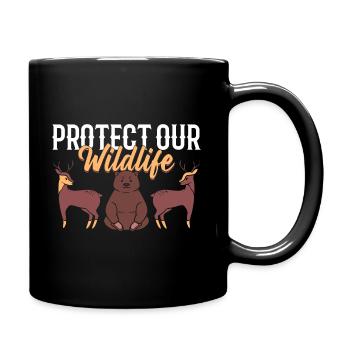 Tierliebhaber Wildtier-Rehabilitator - Tasse einfarbig - Schwarz - Rechts