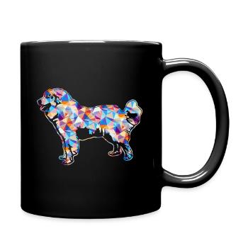 Great Pyrenees Geometric - Full Colour Mug - black - Right