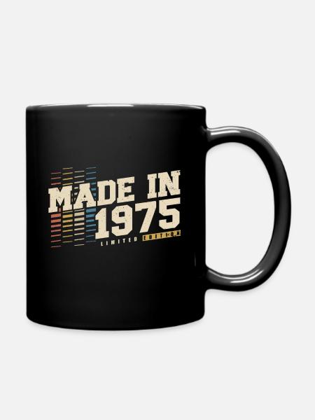 1975 Vintage Rétro Cadeau d’anniversaire - Mug uni - noir