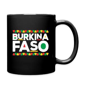 Burkinabè Drapeau Burkina Faso - Mug uni - noir - Droite