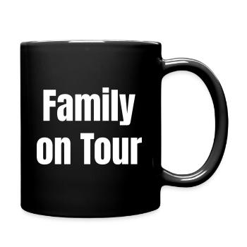 Famille en tournée. - Mug uni - noir - Droite