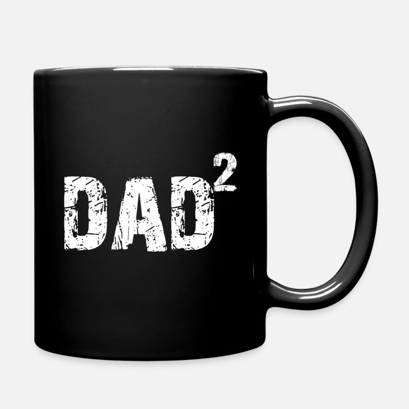 Vater Kinder Familie Vatertag Geschenk - Tasse einfarbig - Schwarz
