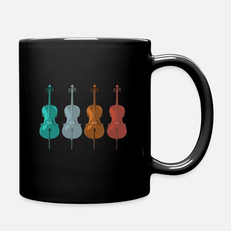 cello - Tasse einfarbig - Schwarz