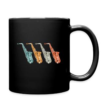 orchestre de saxophone - Mug uni - noir - Droite