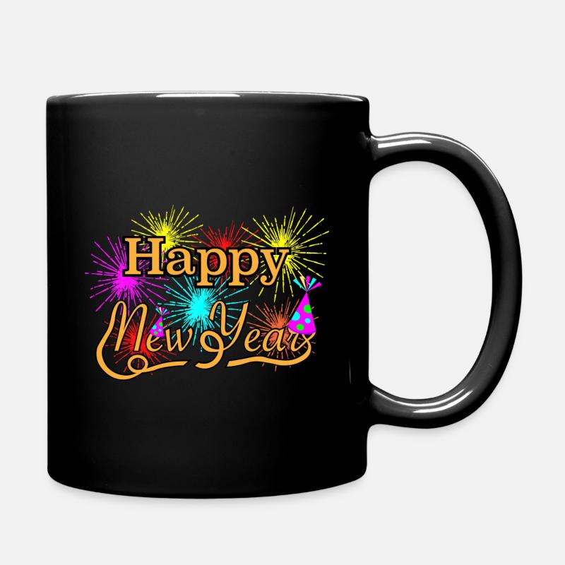 Happy New Year 2020 Nouvel An - Mug uni - noir