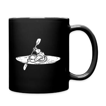 Kayak Kayaking Canoe Athletes Kayak - Full Colour Mug - black - Right