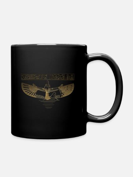 Isis - la Dame de la magie de l'or - Mug uni - noir