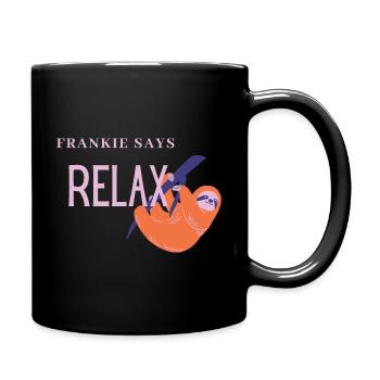 Frankiesays - Tasse einfarbig - Schwarz - Rechts