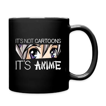 Ce ne sont pas des dessins animés, c'est un manga japonais d'anime - Mug uni - noir - Droite