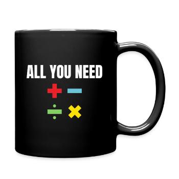 Teacher Math Cool Quote Funny Saying Teaching - Mug uni - noir - Droite
