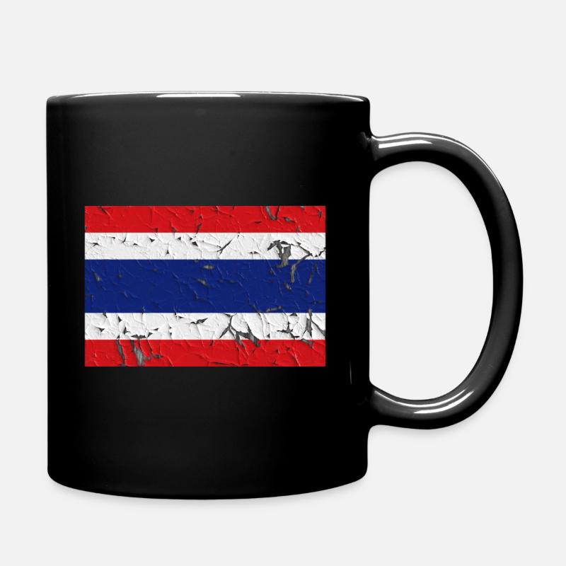 Thailand - Tasse einfarbig - Schwarz