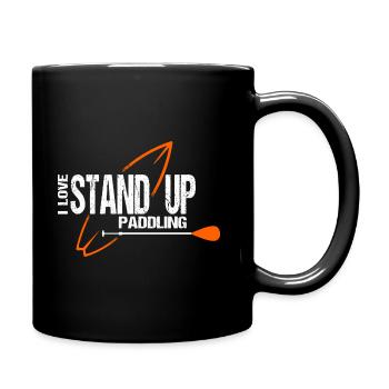 J’adore Standup Paddling SUP Stand Up - Mug uni - noir - Droite
