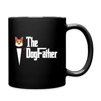The Dog Father - Full Colour Mug - black - Right