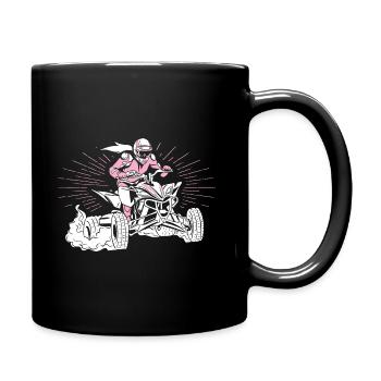 Quad - Tasse einfarbig - Schwarz - Rechts