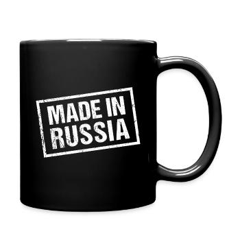 Made in Russia - Full Colour Mug - black - Right