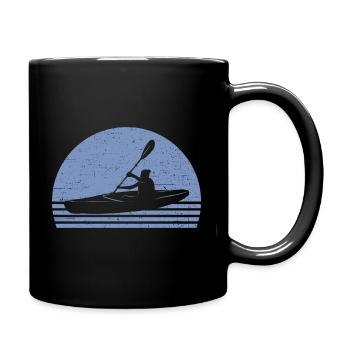 Kayak - Full Colour Mug - black - Right