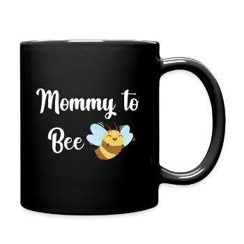 Mommy to bee Fleurs apicaux d’environnement miel - Mug uni - noir - Droite