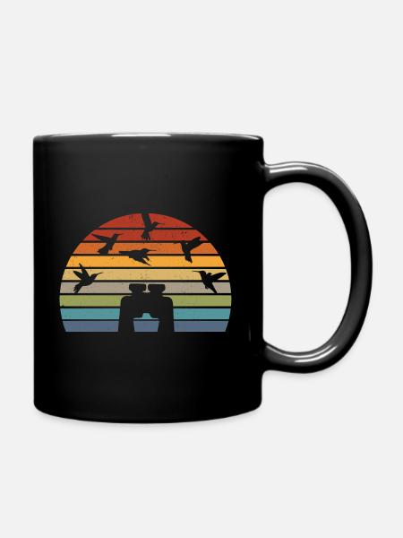 Bird Watching Vintage Birdwatching Ornithologue - Mug uni - noir