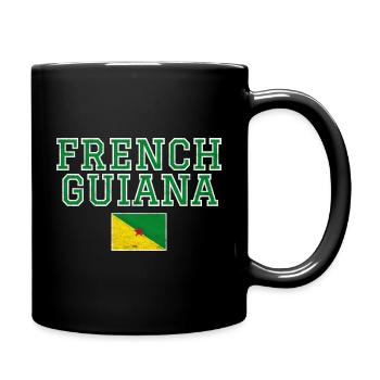 French Guiana - Full Colour Mug - black - Right