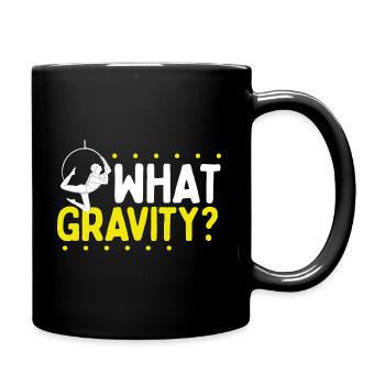 Aerial Hoop What Gravity Dancing Aerial Circus - Full Colour Mug - black - Right
