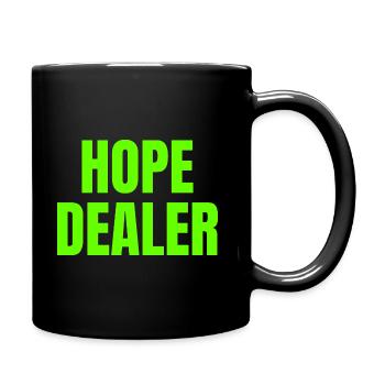 Hope Dealer - Christian Quotes - Full Colour Mug - black - Right