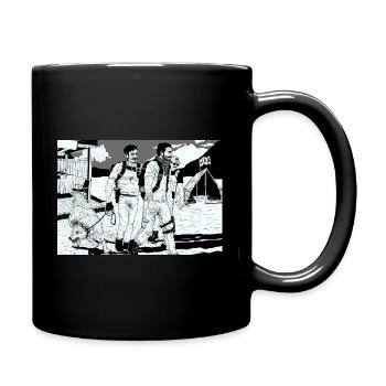 Camps de soldats - Mug uni - noir - Droite