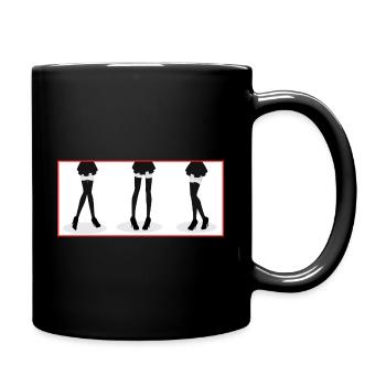 Anime Girls - Sexy Legs - Japan Girl Design - Mug uni - noir - Droite