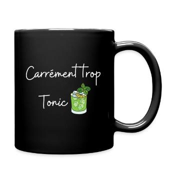 Geradezu zu straff - Tasse einfarbig - Schwarz - Rechts