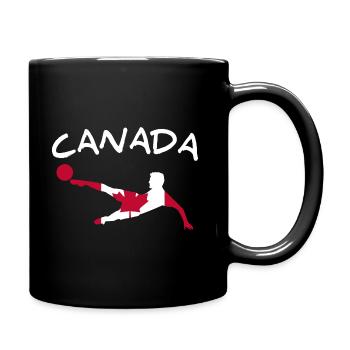 Canada Football 2022 - Mug uni - noir - Droite