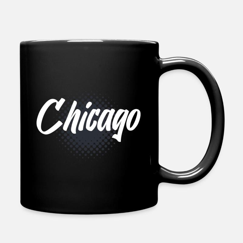Chicago - Tasse einfarbig - Schwarz