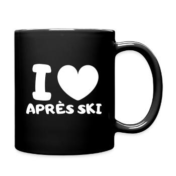 Aprés Ski - Full Colour Mug - black - Right