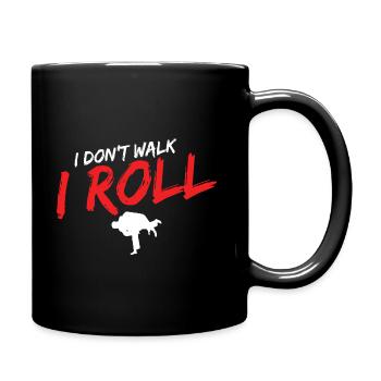 BJJ Jiu Jitsu - Tasse einfarbig - Schwarz - Rechts
