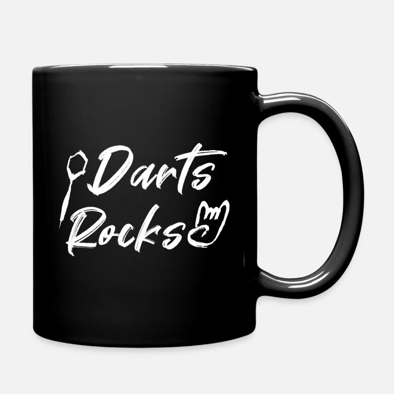 Darts Rocks - Tasse einfarbig - Schwarz