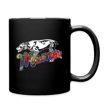 German Shorthaired Pointer Mama - Full Colour Mug - black - Right