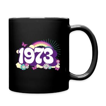 Retro 1973 Fête Anniversaire Femme 50 Ans - Mug uni - noir - Droite
