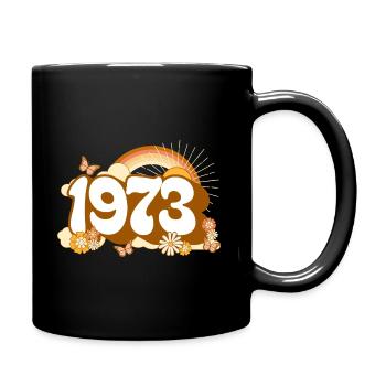 Retro 1973 Fête Anniversaire Femme 50 Ans - Mug uni - noir - Droite