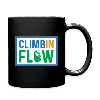 Climb in Flow range - Full Colour Mug - black - Right