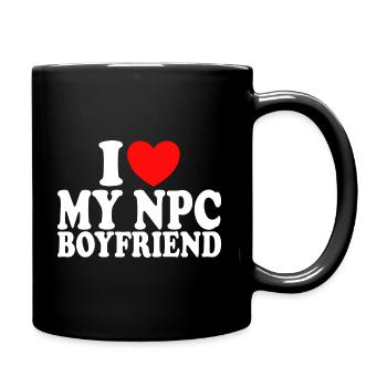 Ich liebe meinen Freund NPC-Humor Ich liebe meinen Freund - Tasse einfarbig - Schwarz - Rechts