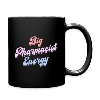 Energische Apothekerin Apothekerin - Tasse einfarbig - Schwarz - Rechts