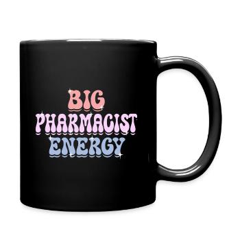 Energische Apothekerin Apothekerin - Tasse einfarbig - Schwarz - Rechts