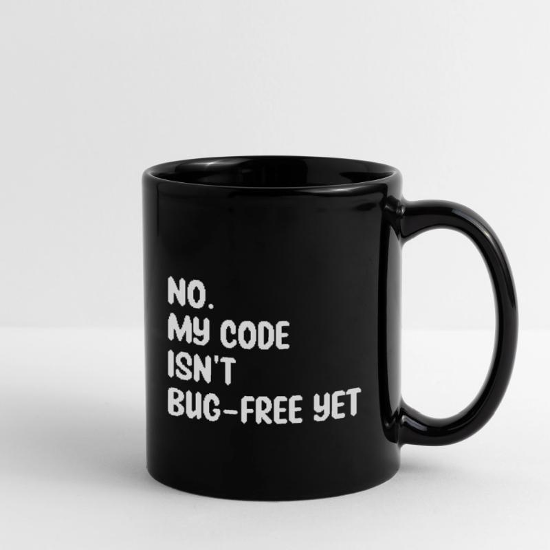 Humor Programmer Coder Bugs Gift Developer Full Colour Mug